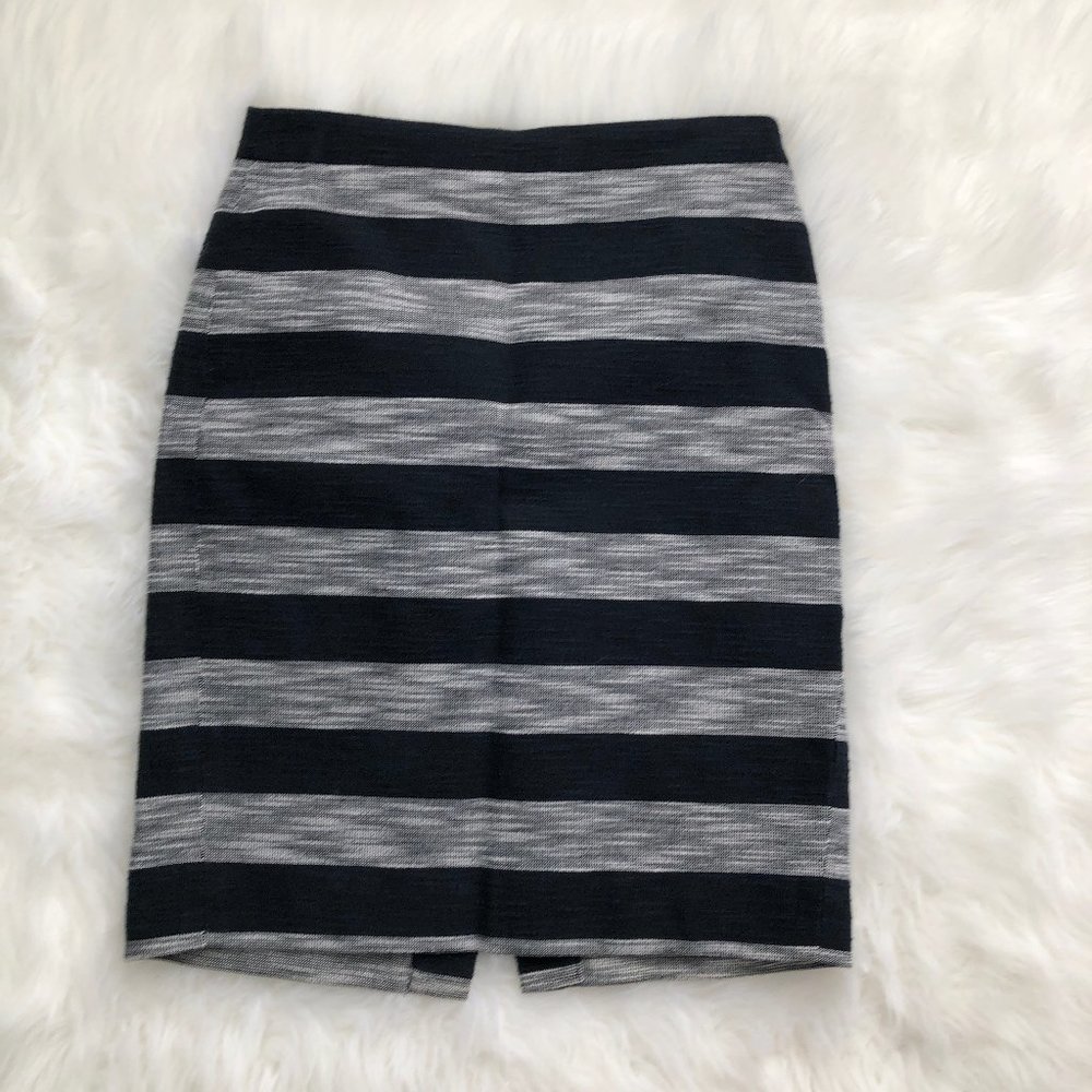 Striped jacquard pencil skirt J.Crew
